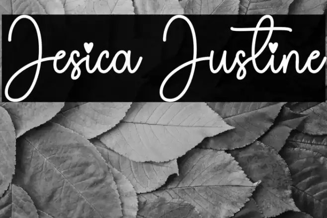 Jesica Justine Font examples