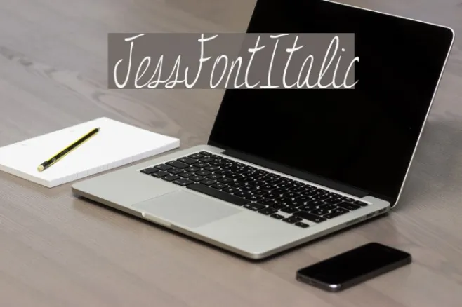 JessFontItalic Example 2