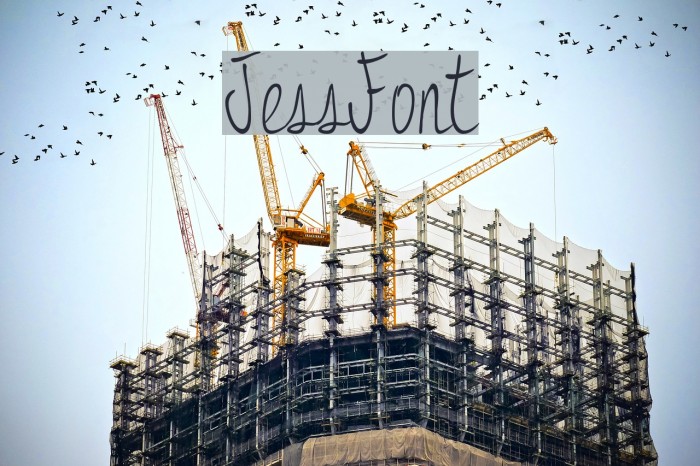 JessFont Font examples