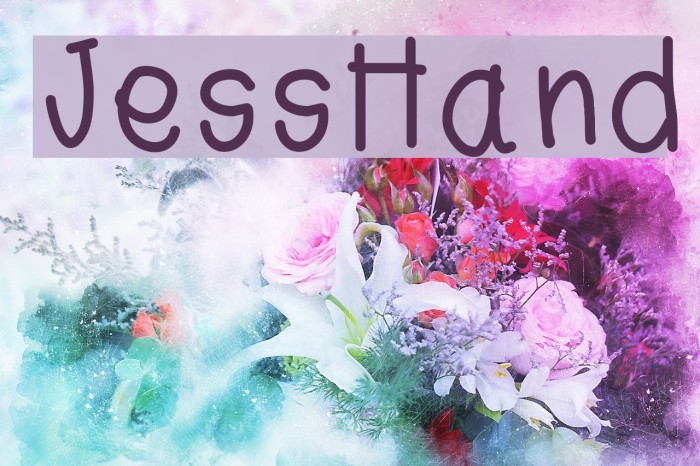 JessHand Font examples