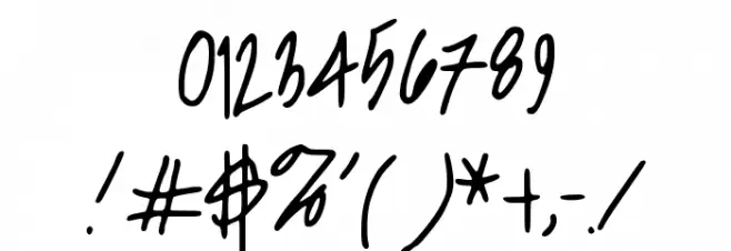 JessaPrint Font OTHER CHARS