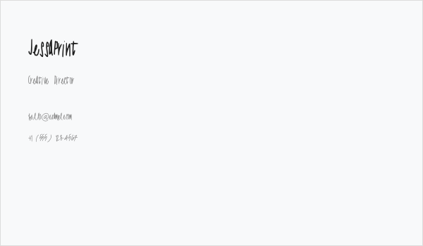 JessaPrint Business Card