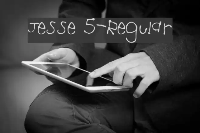 Jesse 5-Regular Font examples