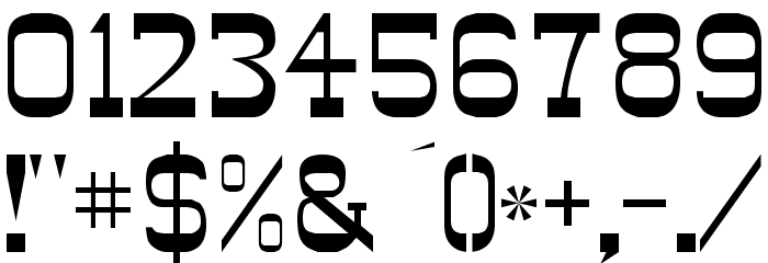 JesseJames Font OTHER CHARS