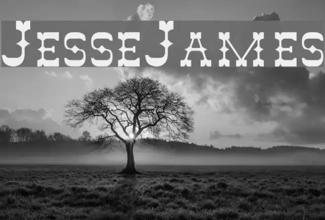 JesseJames Font examples