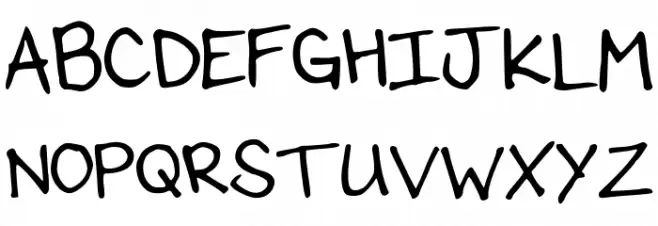 JesseThompsonsHandwriting-Regular Шрифта ВЕРХНИЙ