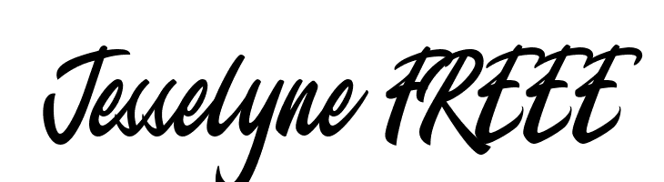 Jesselyne FREEE  font caratteri gratis