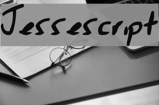 Jessescript Font examples