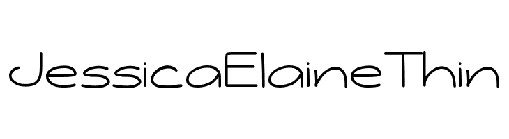 Jessica Elaine Thin Caratteri