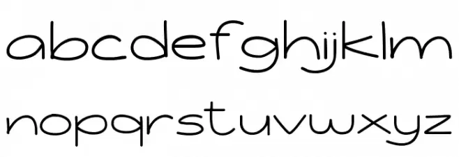 Jessica Elaine Thin خط أحرف صغيرة