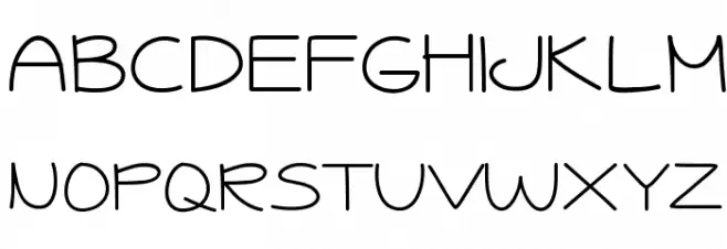 Jessica Elaine Thin Schriftart Groß