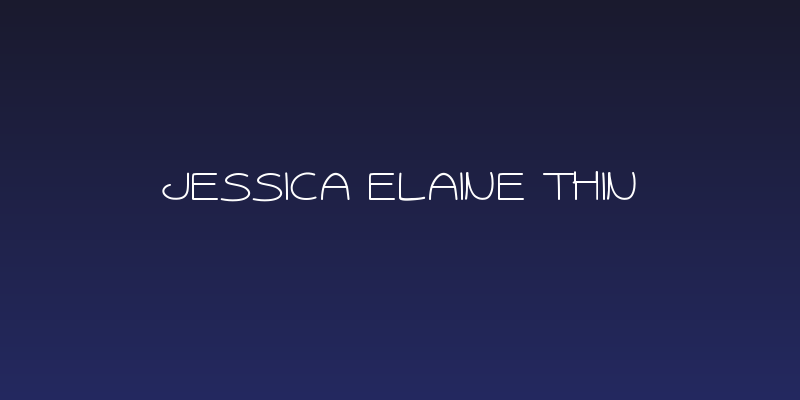 Jessica Elaine Thin Social Header