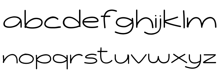 Jessica Elaine Thin Font LOWERCASE