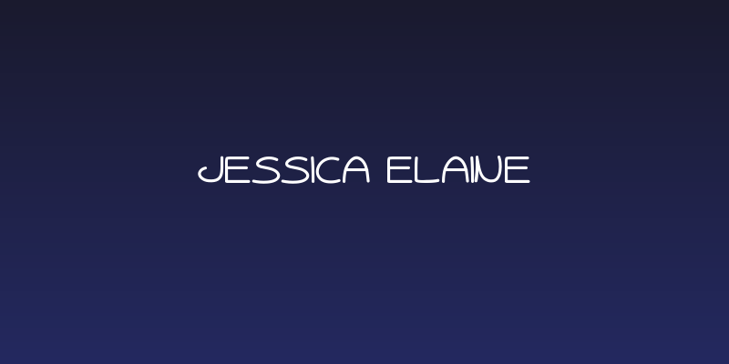 Jessica Elaine Social Header
