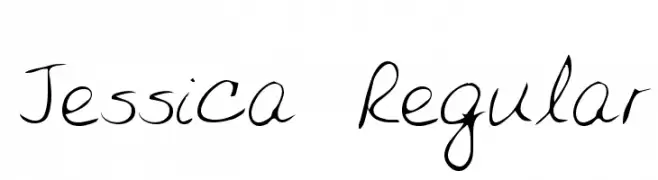 Jessica Regular  font caratteri gratis
