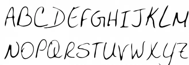 Jessica Regular Шрифта ВЕРХНИЙ