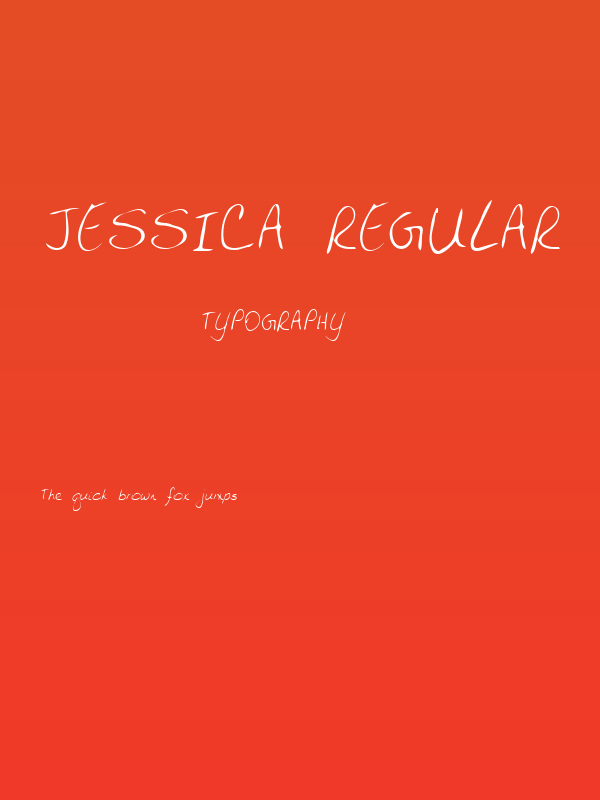 Jessica Regular Poster