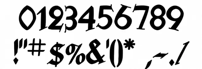 JessicaPlus Font OTHER CHARS