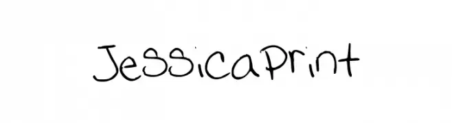 JessicaPrint  Free Fonts Download