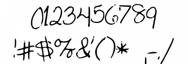 JessicaPrint फ़ॉन्ट अन्य घर का काम