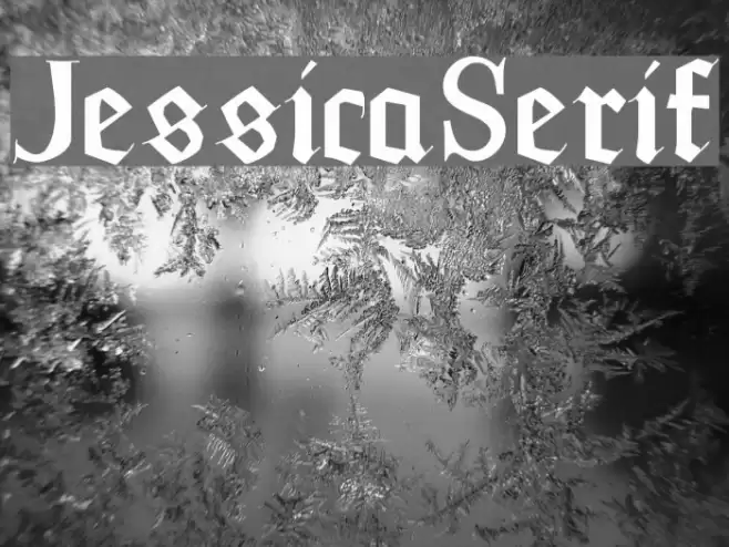 JessicaSerif Font examples
