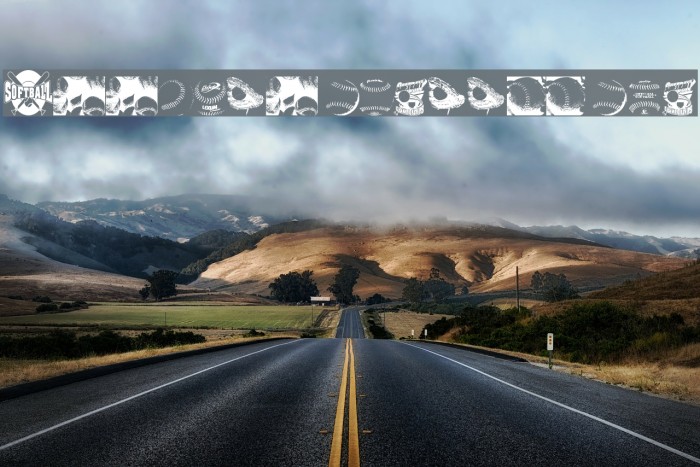 Jessica's Softball Font Example 3