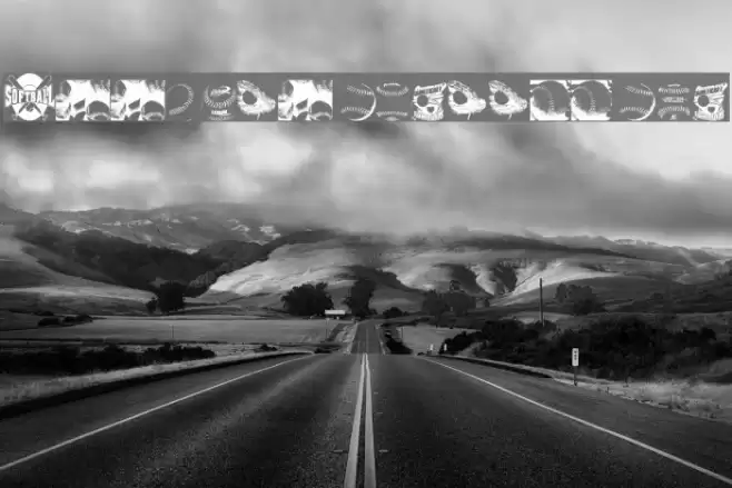 Jessica's Softball Font Font examples