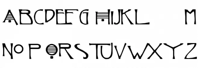 Jessie M. King Demo フォント 小文字