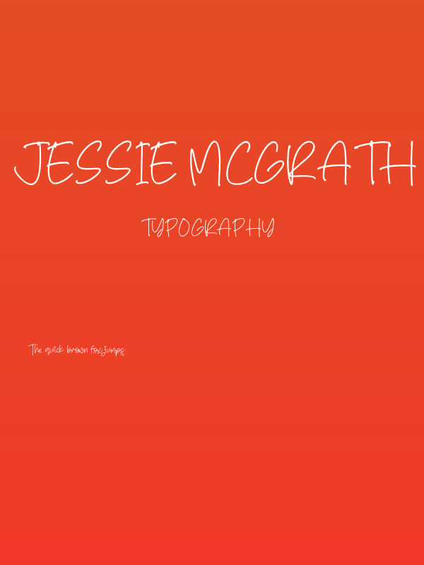 Jessie Mcgrath Poster
