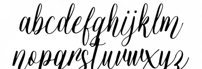 JessieOdelyaDemo Schriftart Kleinbuchstaben