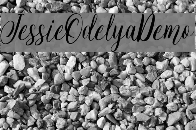 JessieOdelyaDemo Font examples