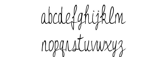JessyHeart Font LOWERCASE