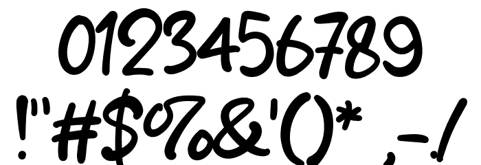 Jessycat Font OTHER CHARS
