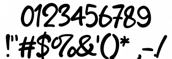 Jessycat Font OTHER CHARS