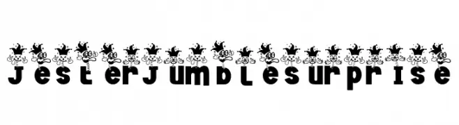 Jester Jumble Surprise  Free Fonts Download