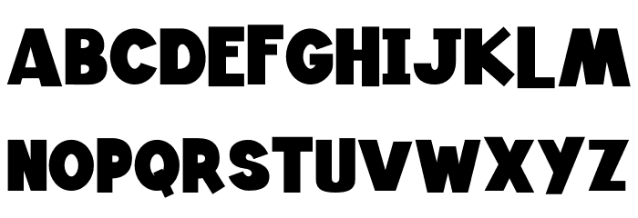 Jester Jumble Schriftart Groß