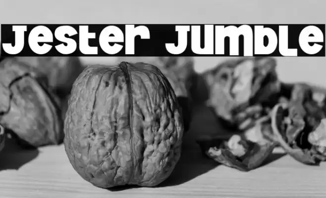 Jester Jumble Caratteri examples