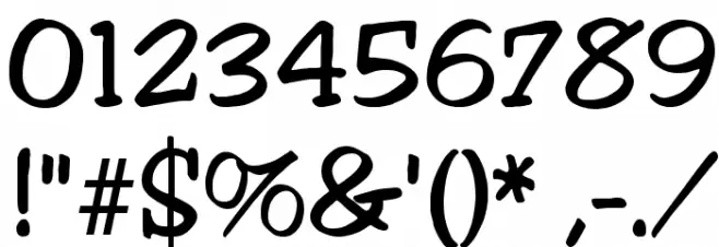 Jester Regular Font OTHER CHARS