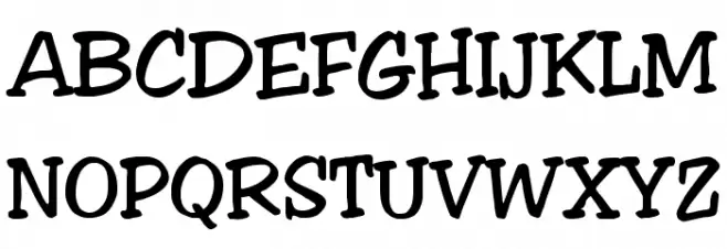 Jester Regular Schriftart Groß