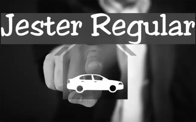 Jester Regular Font examples