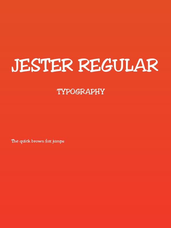 Jester Regular Poster