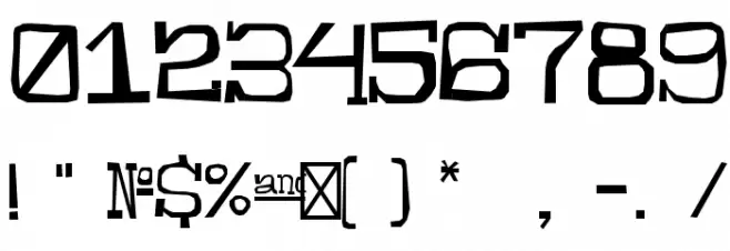 Jester Font OTHER CHARS