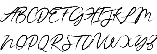 JesterBrush Шрифта ВЕРХНИЙ