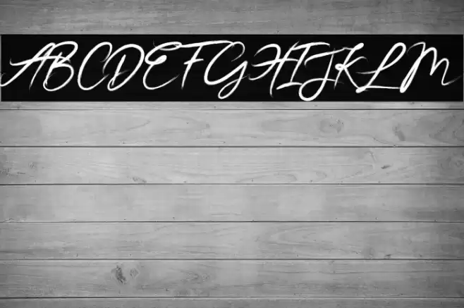 JesterBrush Font examples