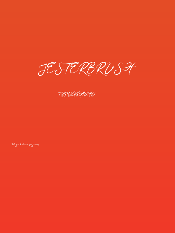 JesterBrush Poster