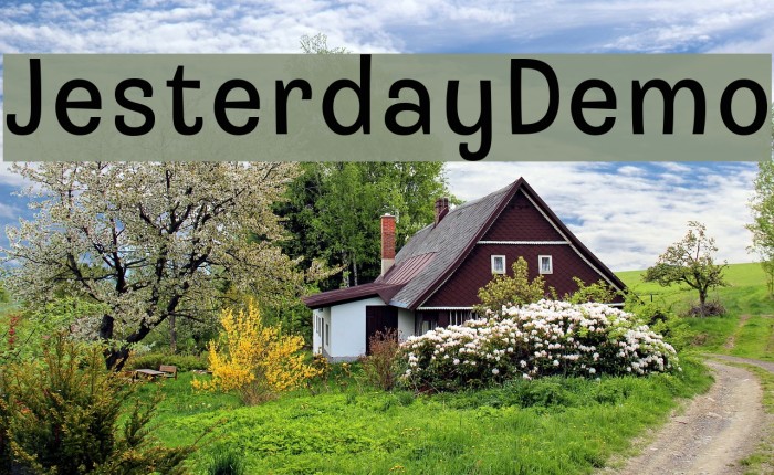 JesterdayDemo フォント examples