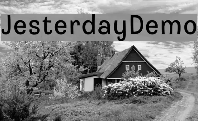 JesterdayDemo フォント examples