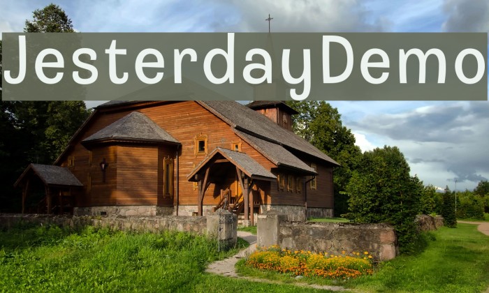 JesterdayDemo フォント examples