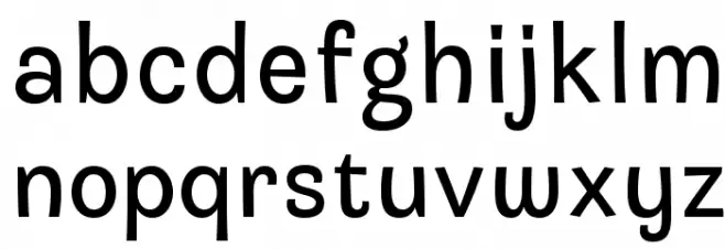 JesterdayDemo フォント 小文字