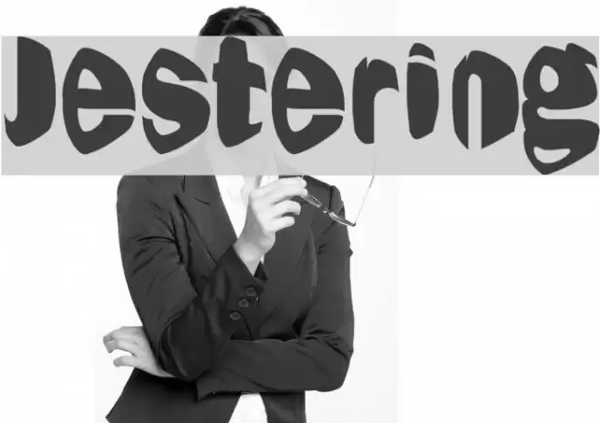 Jestering Font examples